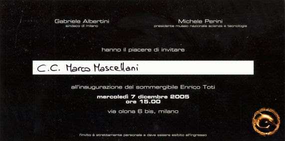 invito Toti al museo