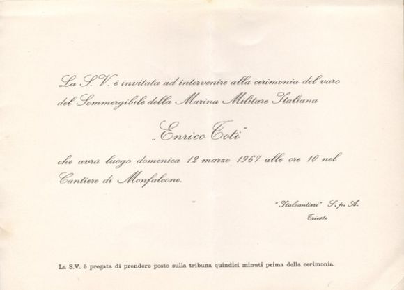 Invito varo Toti